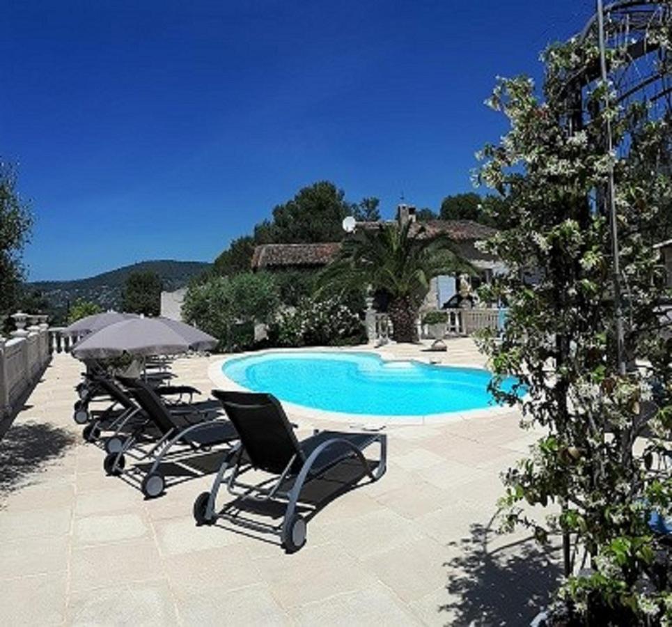 Gite Les Pins Climatise Piscine Chauffee Jardin Peymeinade 外观 照片