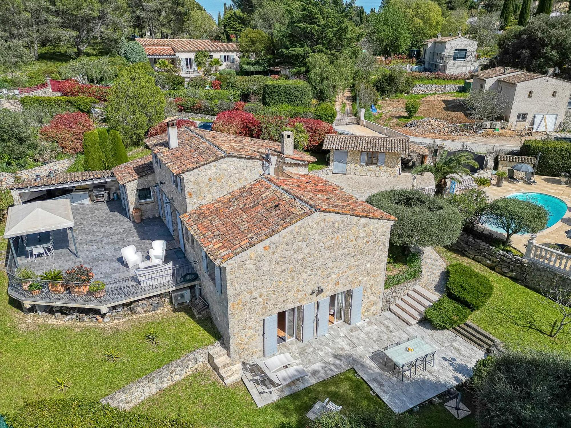 Gite Les Pins Climatise Piscine Chauffee Jardin Peymeinade 外观 照片